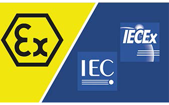 ATEX and IECEx logos