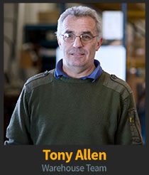 Tony Walker, Warehouse Team